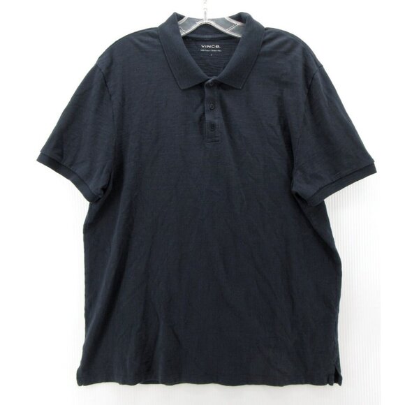 Vince Polo Shirt Large Pullover Golf Preppy Casual Collared Cotton - Picture 1 of 10